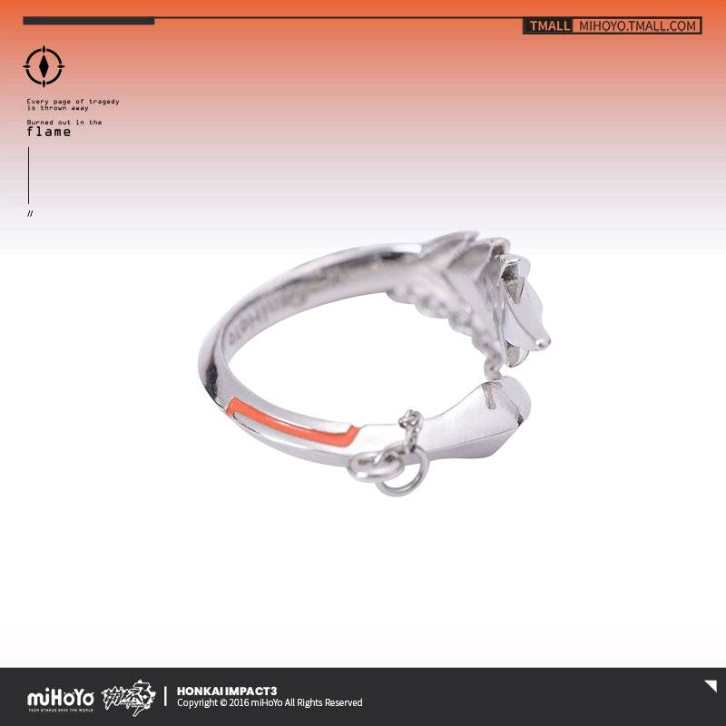 Honkai Impact 3rd Kiana Herrscher Of Flamescion Theme Necklace and Ring Set