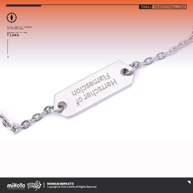 Honkai Impact 3rd Kiana Herrscher Of Flamescion Theme Necklace and Ring Set