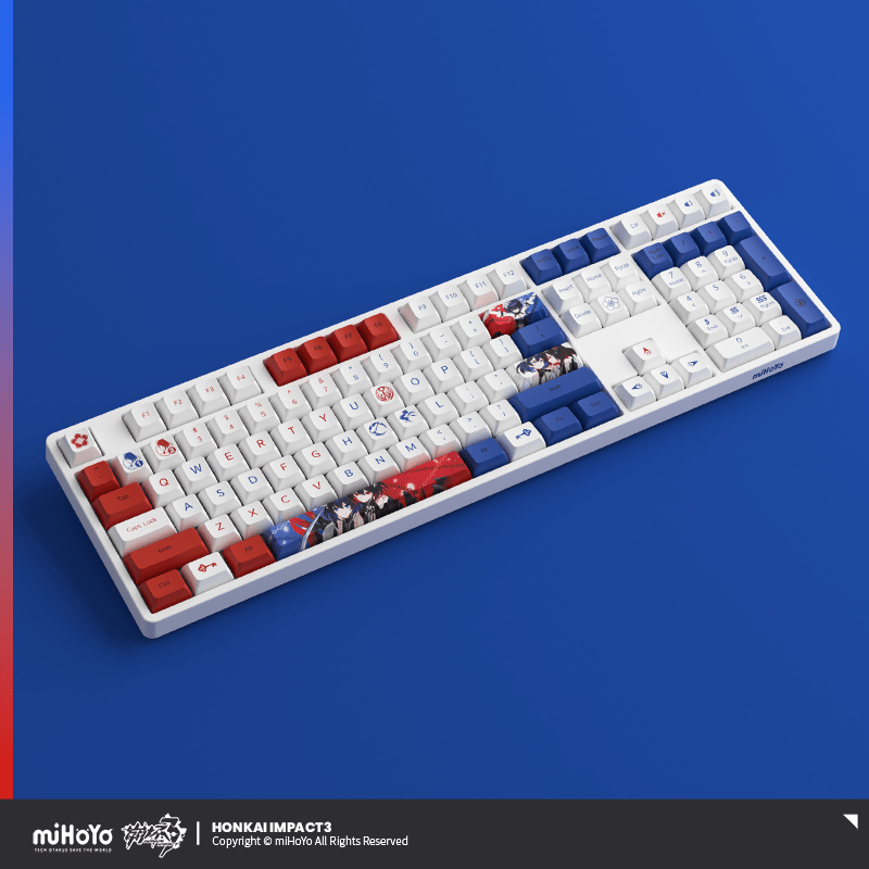 Honkai Impact 3rd Seele Theme Custom Mechanical Keyboard CS