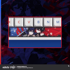 Honkai Impact 3rd Seele Theme Custom Mechanical Keyboard CS
