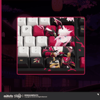 Honkai Impact 3rd Yae Sakura Theme Custom Three-Mode Mechanical Keyboard CS