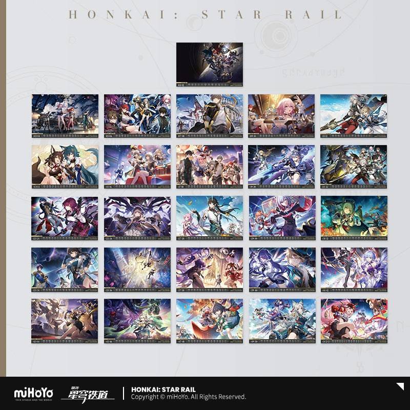 Honkai: Star Rail Calendar 2025