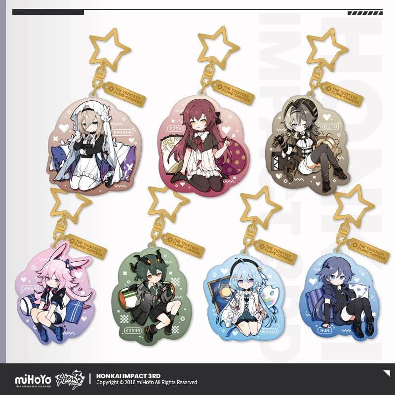 Honkai Impact 3rd Flame Chasers Series Metal Keychain