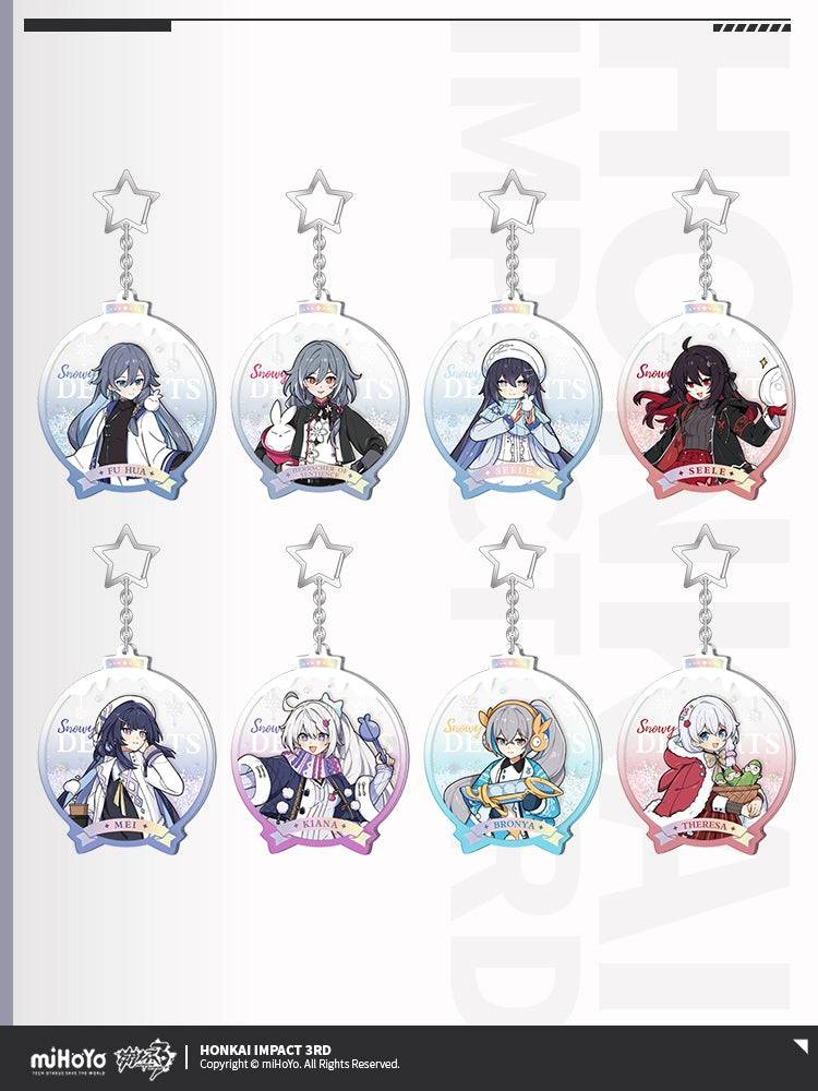 Honkai Impact 3rd Acrylic Keychain Winter Series