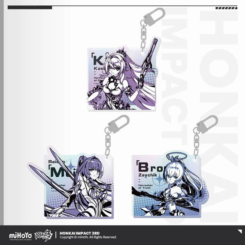 Honkai Impact 3rd Main Trio Series Acrylic Pendant