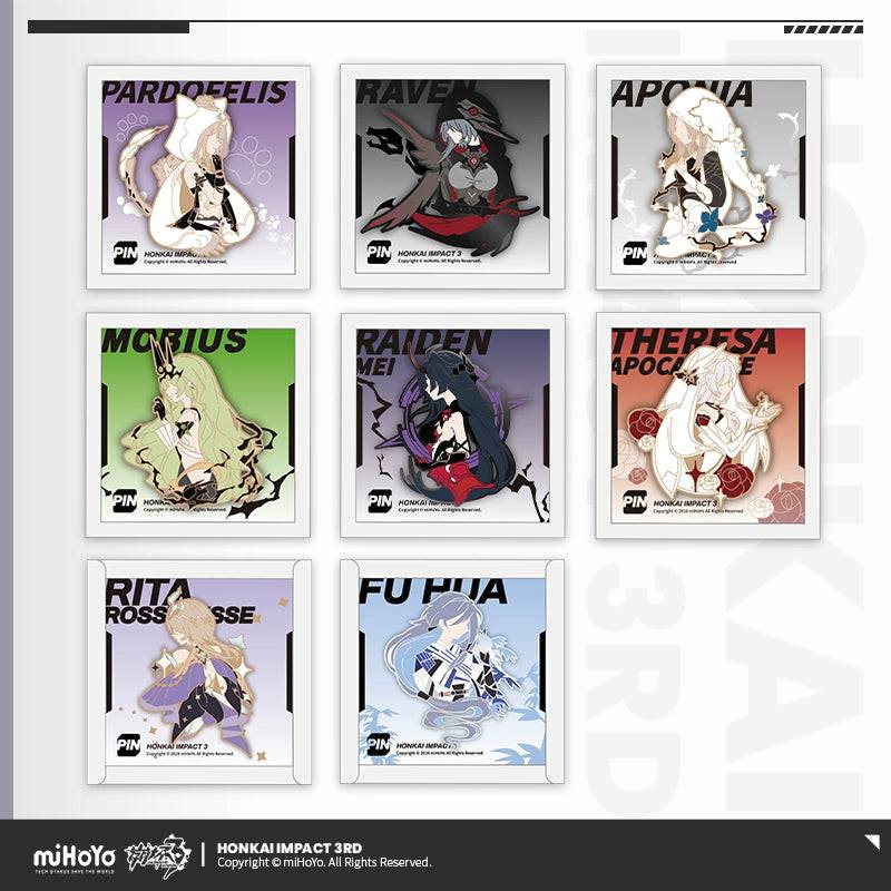Honkai Impact 3rd Valkyrie Character Theme Metal Badge
