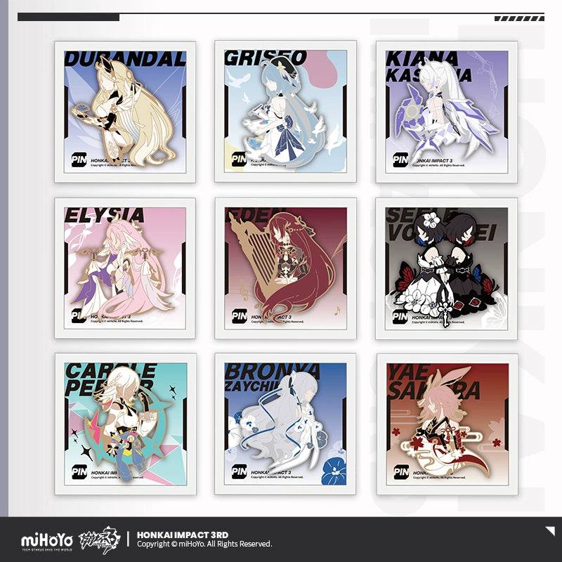 Honkai Impact 3rd Valkyrie Character Theme Metal Badge