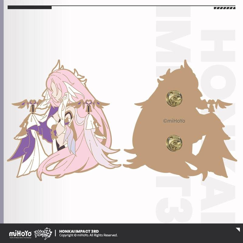 Honkai Impact 3rd Valkyrie Character Theme Metal Badge