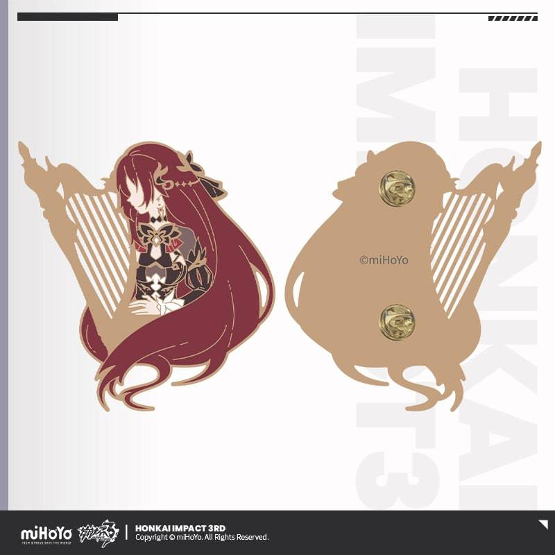 Honkai Impact 3rd Valkyrie Character Theme Metal Badge