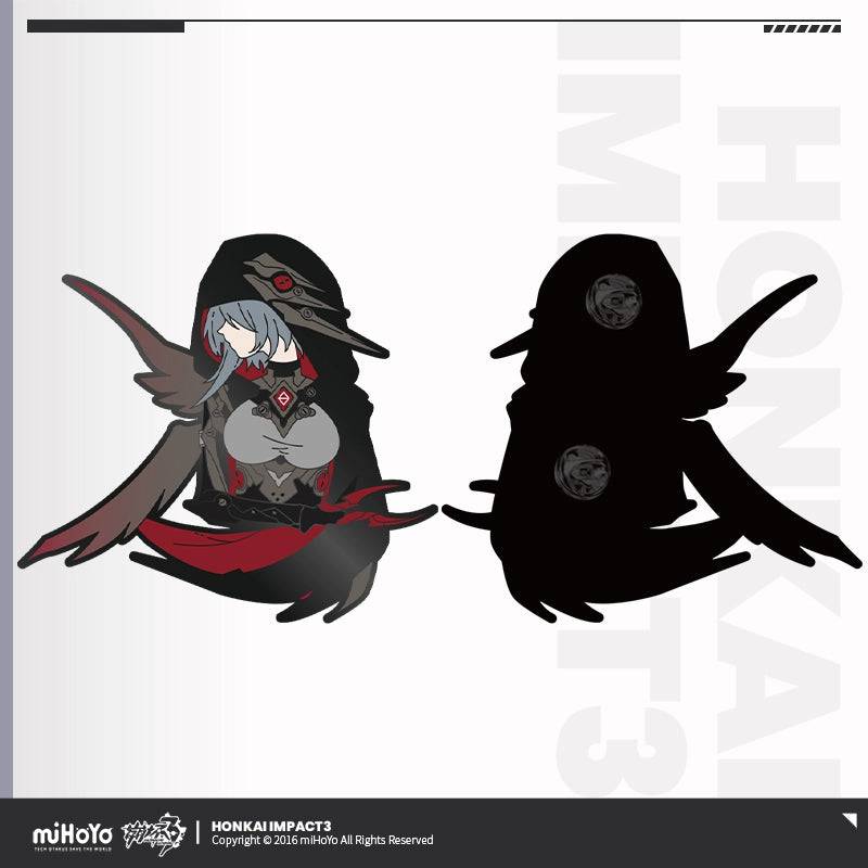 Honkai Impact 3rd Valkyrie Character Theme Metal Badge