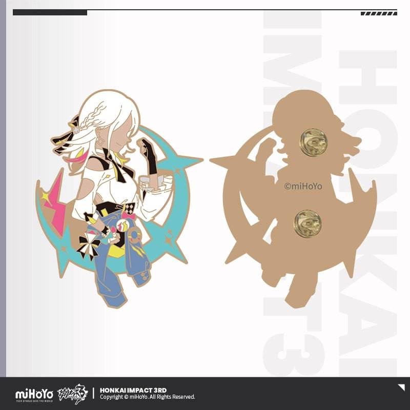 Honkai Impact 3rd Valkyrie Character Theme Metal Badge