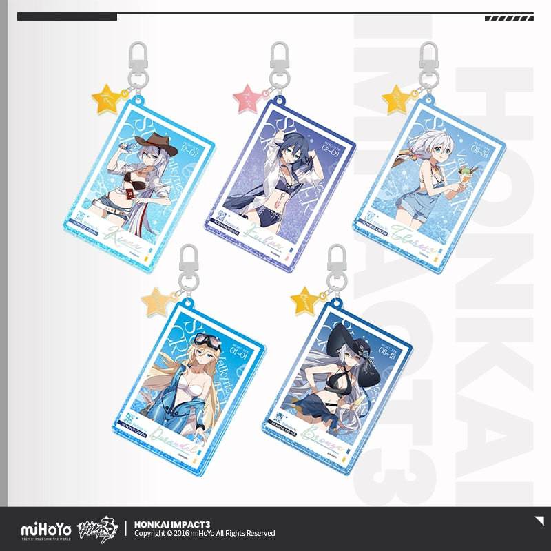 Honkai Impact 3rd Summer Collection Quicksand Acrylic Pendant