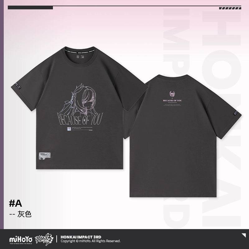Honkai Impact 3rd Elysia Because of You Theme T-Shirt