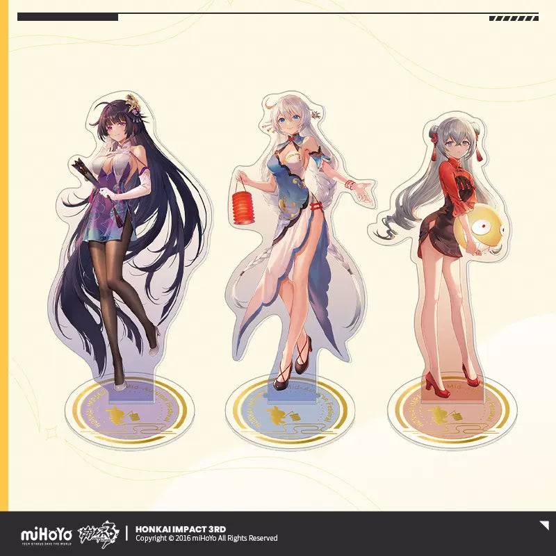 Honkai Impact 3rd Kiana Mei Bronya Acrylic Stand Chinese New Year Edition