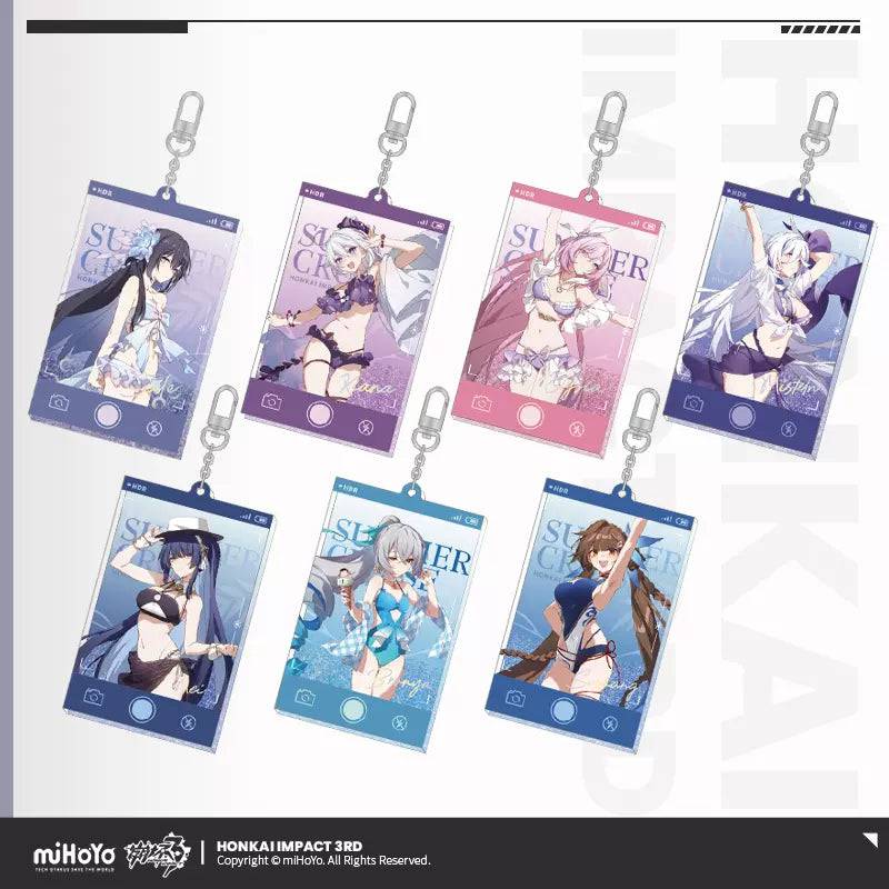 Honkai Impact 3rd Acrylic Quicksand Keychain Summer Series