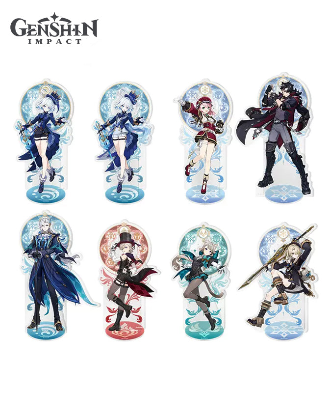 Genshin Impact Fontaine Character Stands Furina Neuvillette