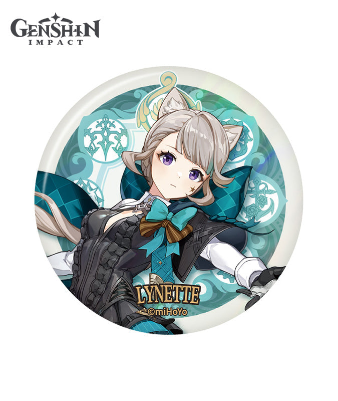 [Official Merchandise] Genshin Impact Fontaine Character Badge Neuvillette Wriothesley