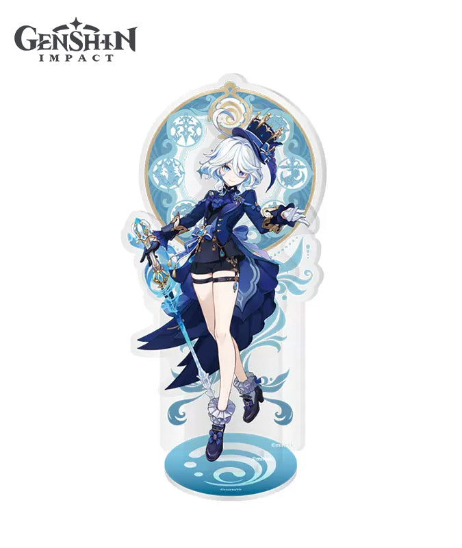 Genshin Impact Fontaine Character Stands Furina Neuvillette