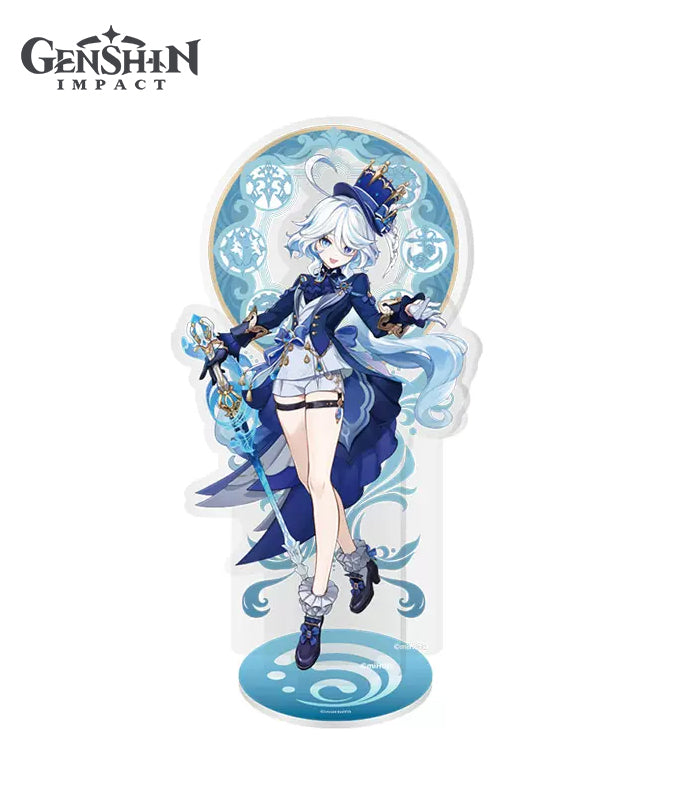 Genshin Impact Fontaine Character Stands Furina Neuvillette