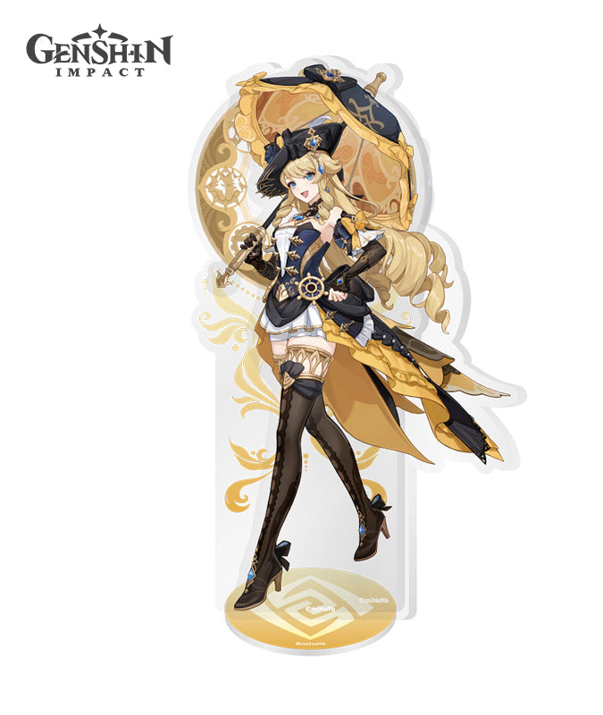 Genshin Impact Fontaine Character Stands Furina Neuvillette