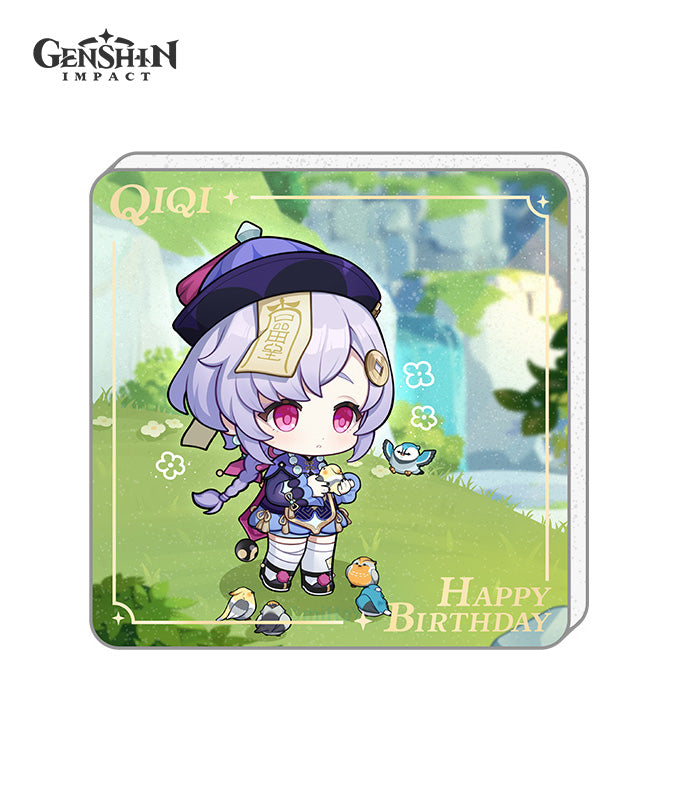 Genshin Impact Characters Birthday Acrylic Fridge Magnets