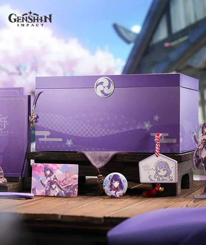 [Official Merchandise] Genshin Impact Inazuma OST CD & Raiden Shogun Accessories Gift Box: Realm of Tranquil Eternity