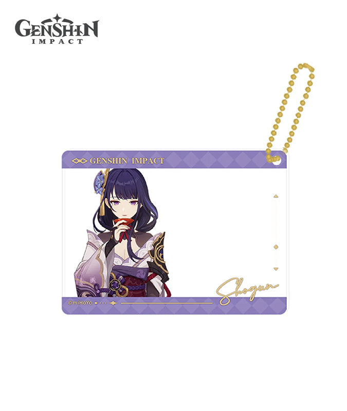 [Official Merch] Genshin Impact The Long Way Home Badge & Photo Card Charm