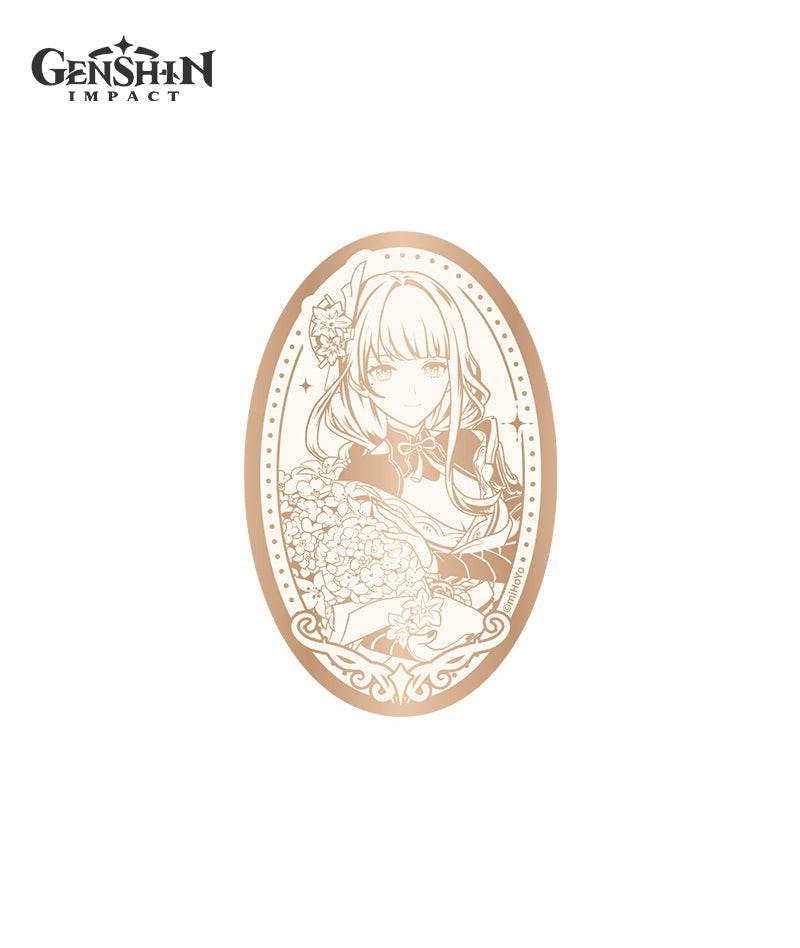 [Official Merch] Genshin Impact 5th Anniversary Mirror Badge