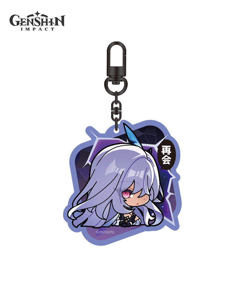 [Official Merch] Genshin Impact Skirk Chibi Expression Merchandise