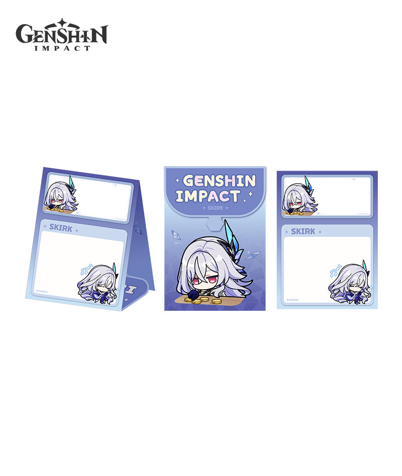 [Official Merch] Genshin Impact Skirk Chibi Expression Merchandise