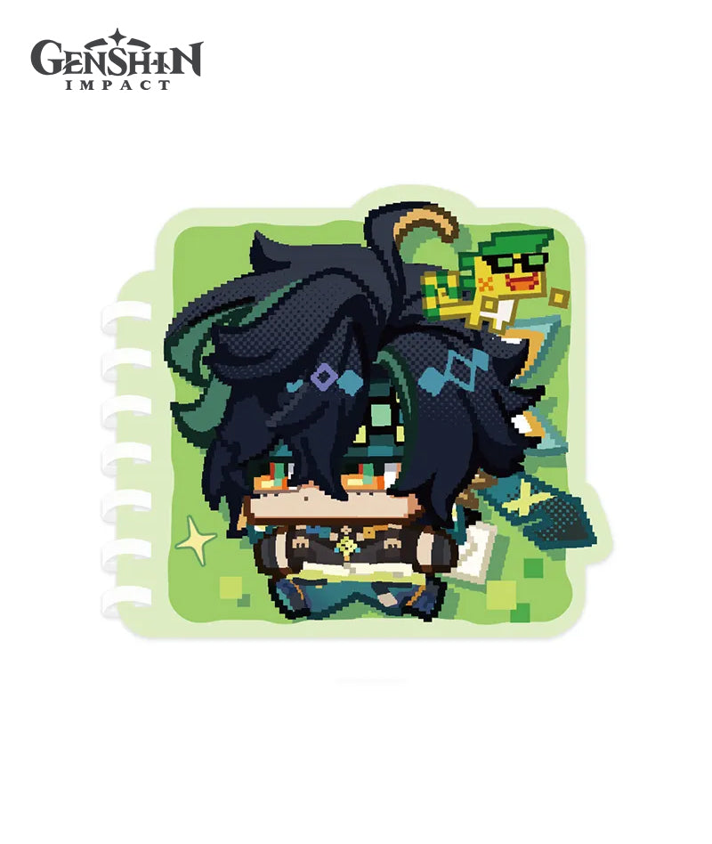 Genshin Impact Natlan Chibi Character Expression Series Spiral Notebook