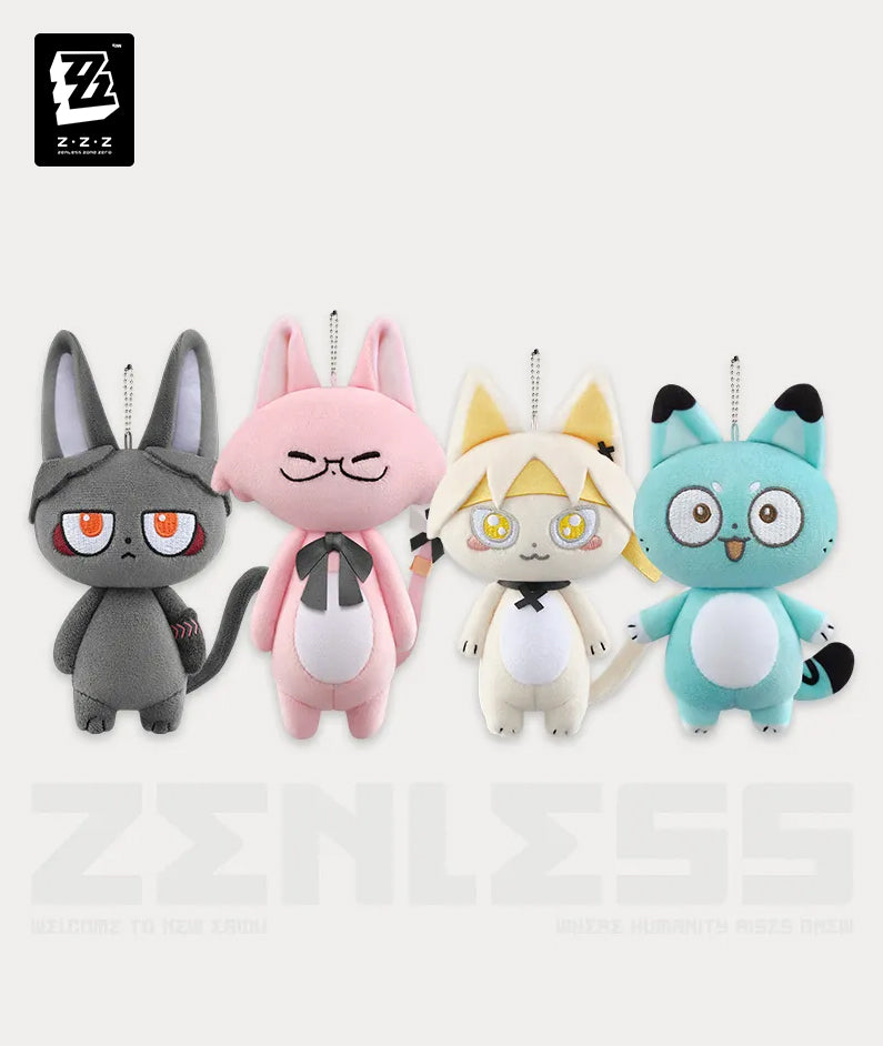 Zenless Zone Zero Cat Moments Series H.S.O.S.6 Character Kitty Plush Charms