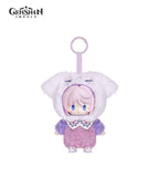 [Official Merch] Genshin Impact Winter Nesting Series Plush Keychains - Klee & Zhongli