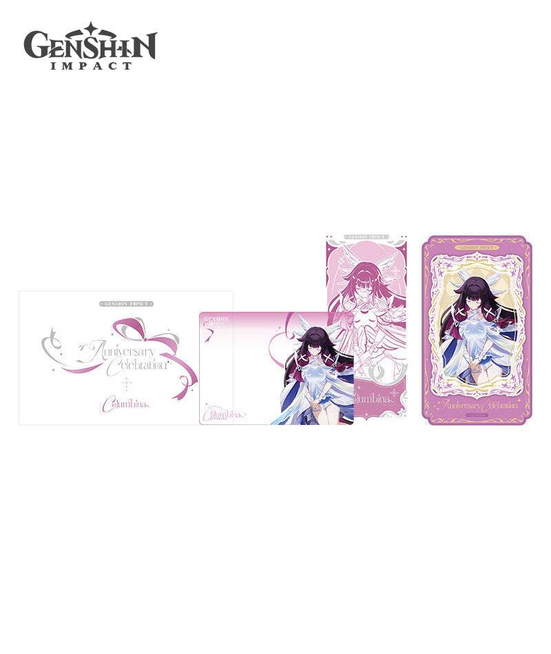 Genshin Impact 6th Anniversary Merch - Badges, Stands & Tickets