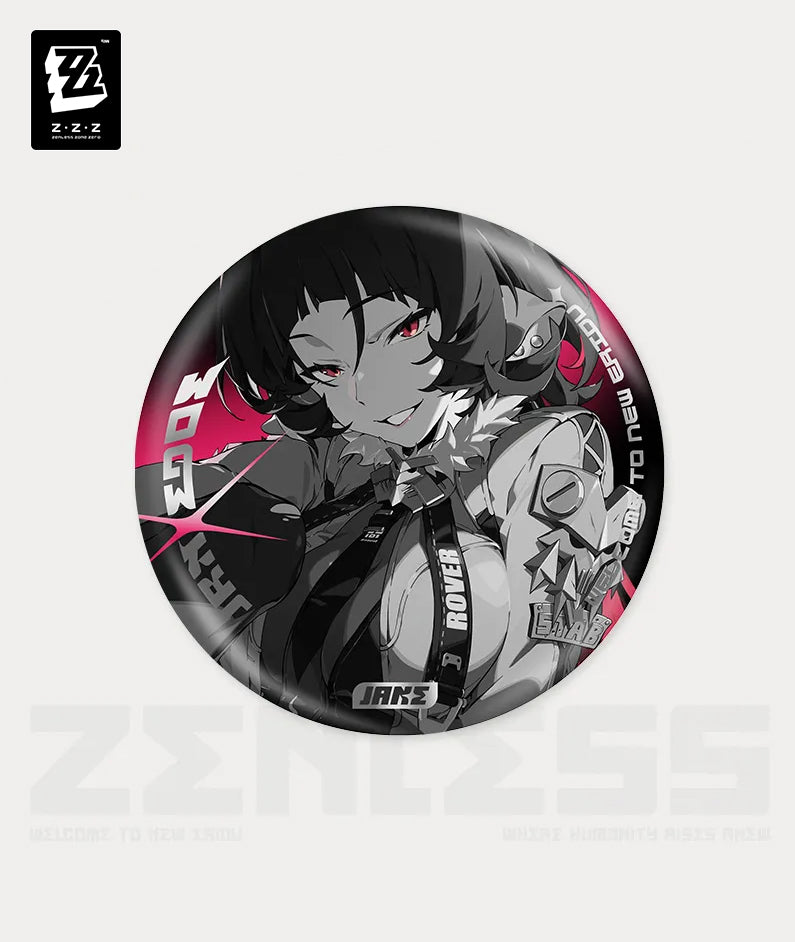 [Official Merchandise] Zenless Zone Zero Unknown Faction Jane Doe & Soldier O Anby Mindscape Cinema Art Badge