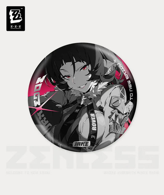 [Official Merchandise] Zenless Zone Zero Unknown Faction Jane Doe & Soldier O Anby Mindscape Cinema Art Badge