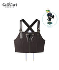 Kinich Theme Impression Clothing Patchwork Cropped Vest
