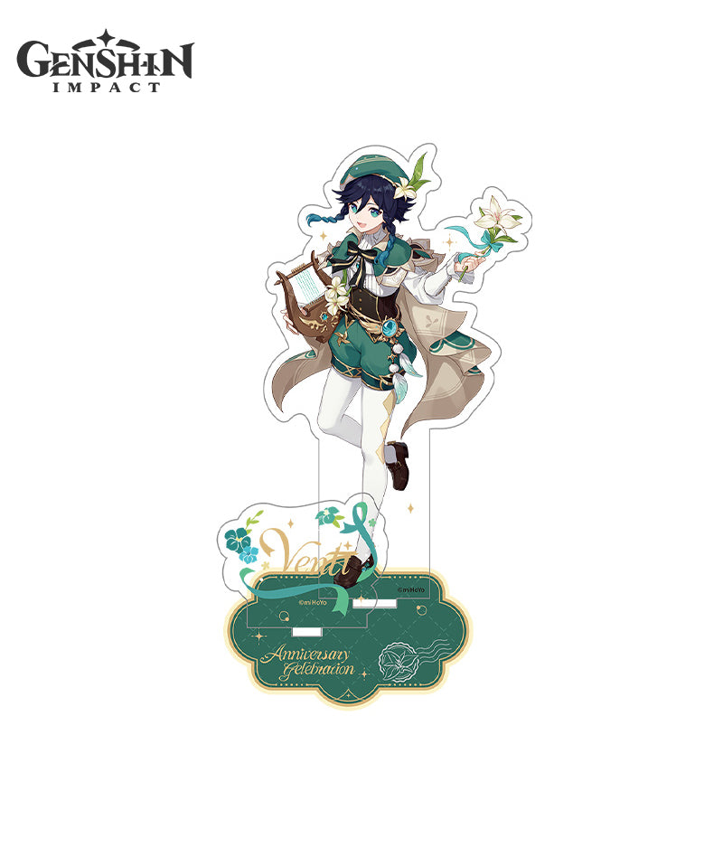 [Official Merch] Genshin Impact 5th Anniversary Character Standees