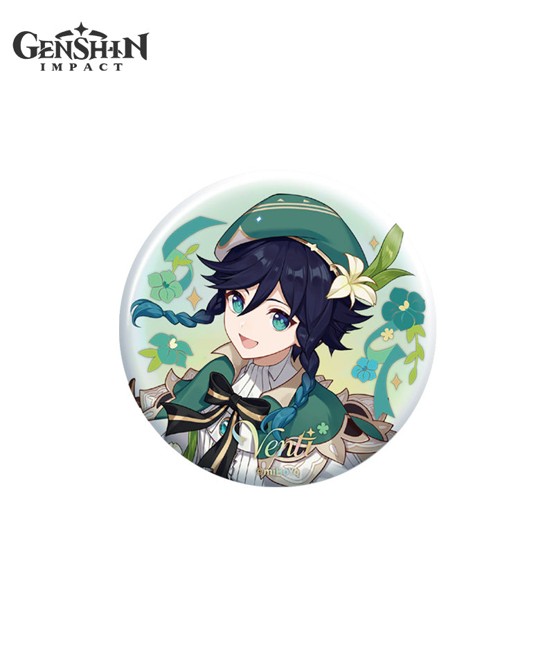 [Official Merch] Genshin Impact 5th Anniversary Character Badges