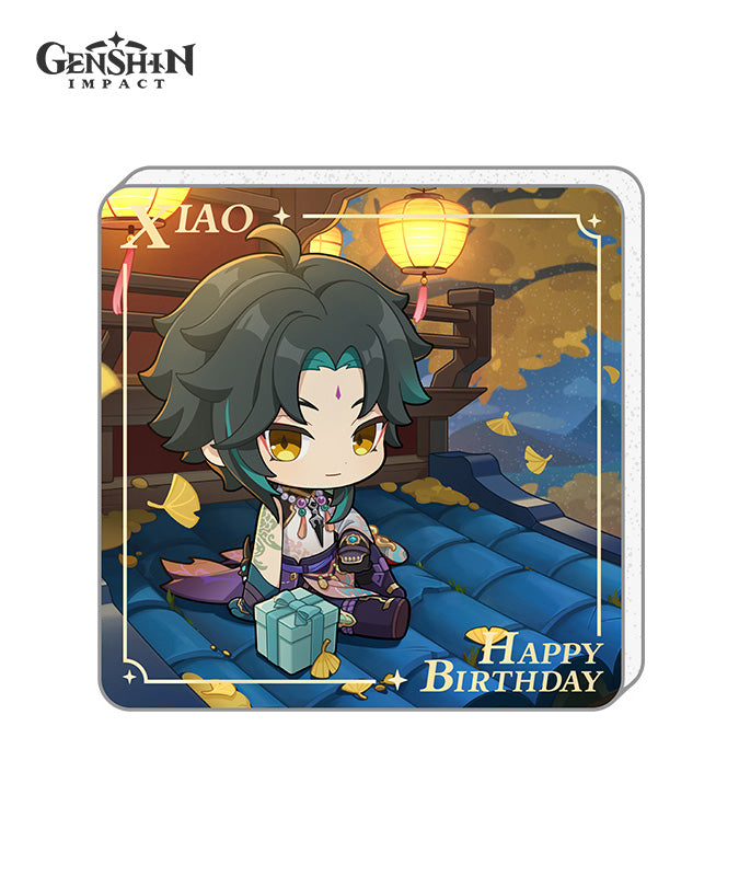 Genshin Impact Characters Birthday Acrylic Fridge Magnets