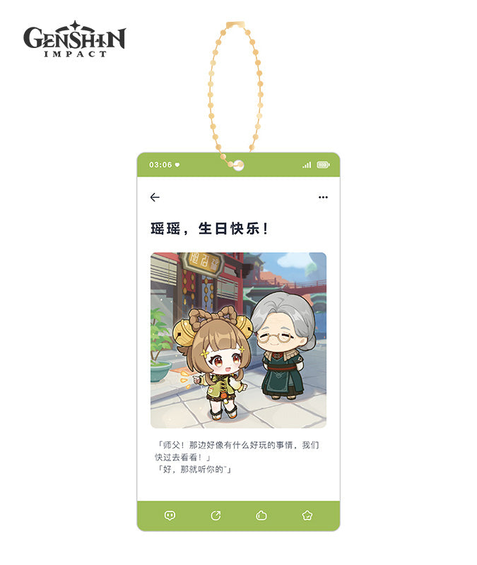 [Official Merchandise] Genshin Impact Characters Birthday Acrylic Charms