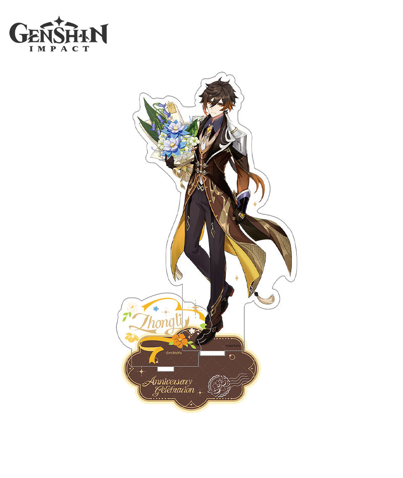 [Official Merch] Genshin Impact 5th Anniversary Character Standees