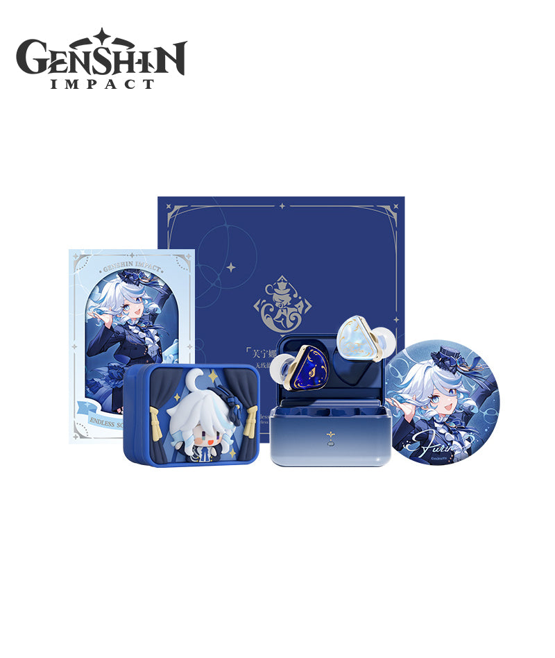 [Official Merch] Genshin Impact Furina Wireless Bluetooth Earphones Gift Box