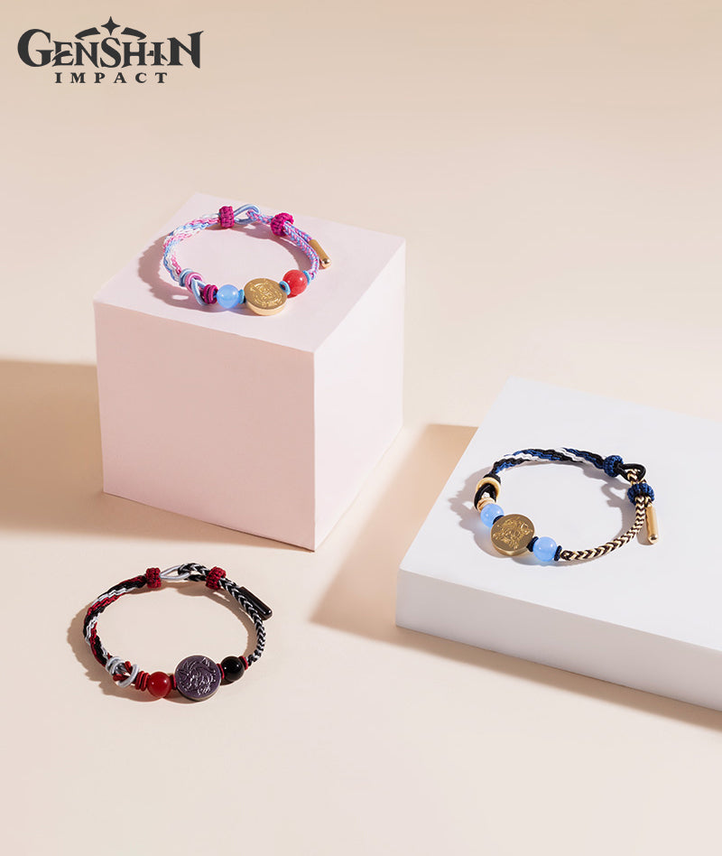 [Official Merch] Genshin Impact Character Beaded Woven Bracelet