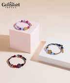 [Official Merch] Genshin Impact Character Beaded Woven Bracelet
