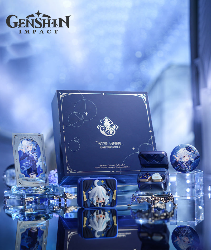 [Official Merch] Genshin Impact Furina Wireless Bluetooth Earphones Gift Box