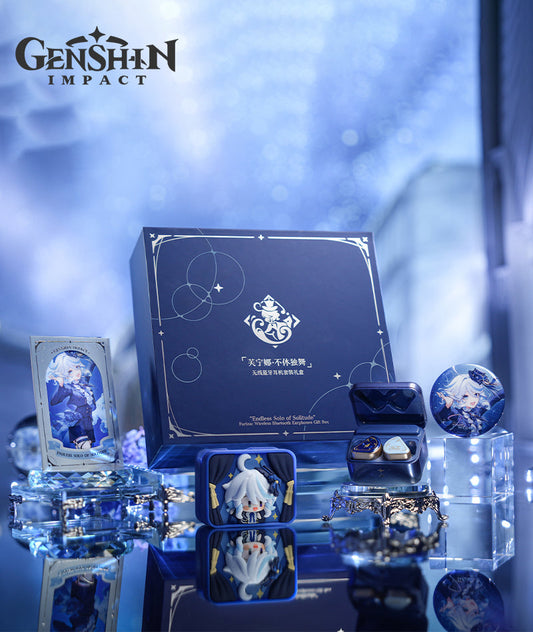 [Official Merch] Genshin Impact Furina Wireless Bluetooth Earphones Gift Box