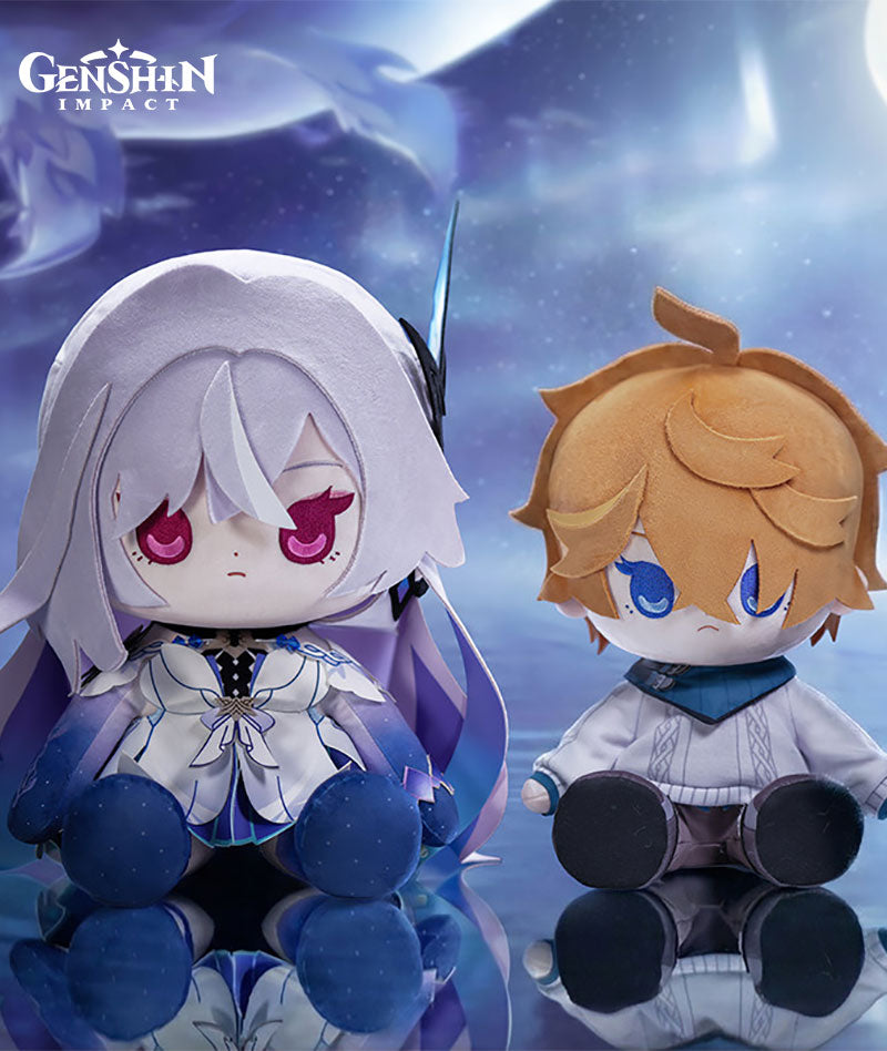 [Official Merch] Genshin Impact Skirk & Tartaglia (Childe) Sitting Plush Doll