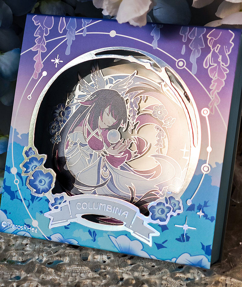 Genshin Impact Columbina Metal Bookmark & Cards