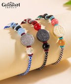 [Official Merch] Genshin Impact Character Beaded Woven Bracelet